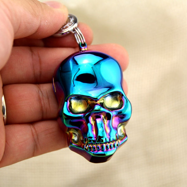 Mini Skull USB Lighter Keyring