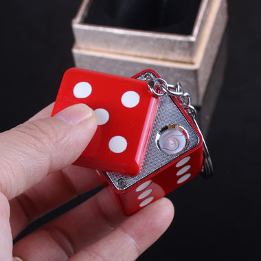 Dice E-Lighters Key Chain
