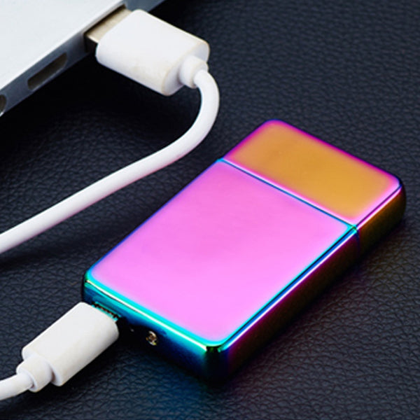 Two-Tone Luxury Plated USB E-Lighter