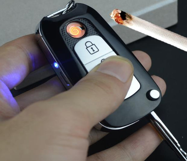Cool Car Key Ring USB Lighter