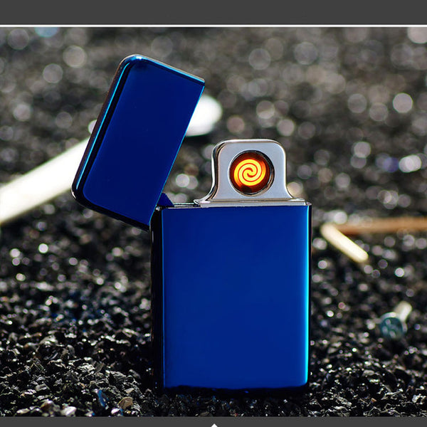 Two-Tone Luxury Plated USB E-Lighter