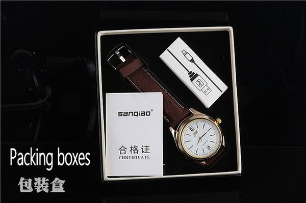 Men's E-Lighter & Casual Wristwatch
